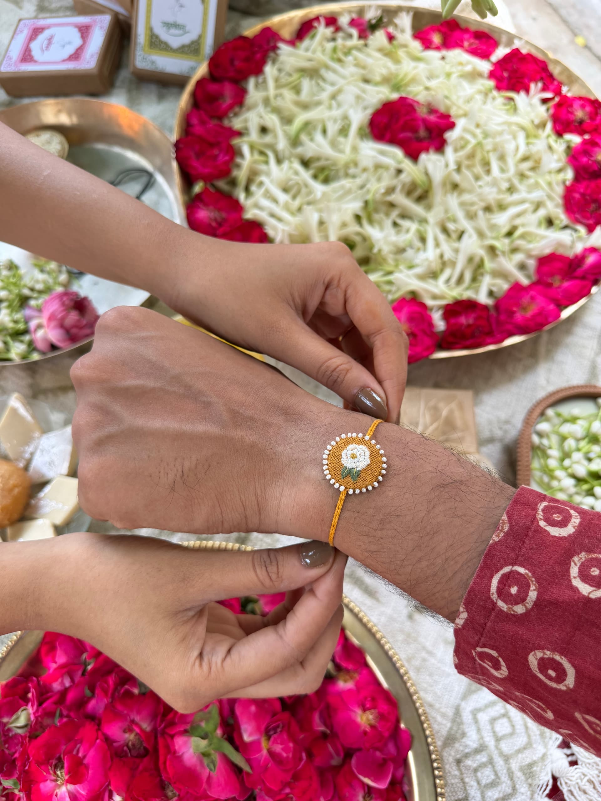 Gulab Rakhi view 1