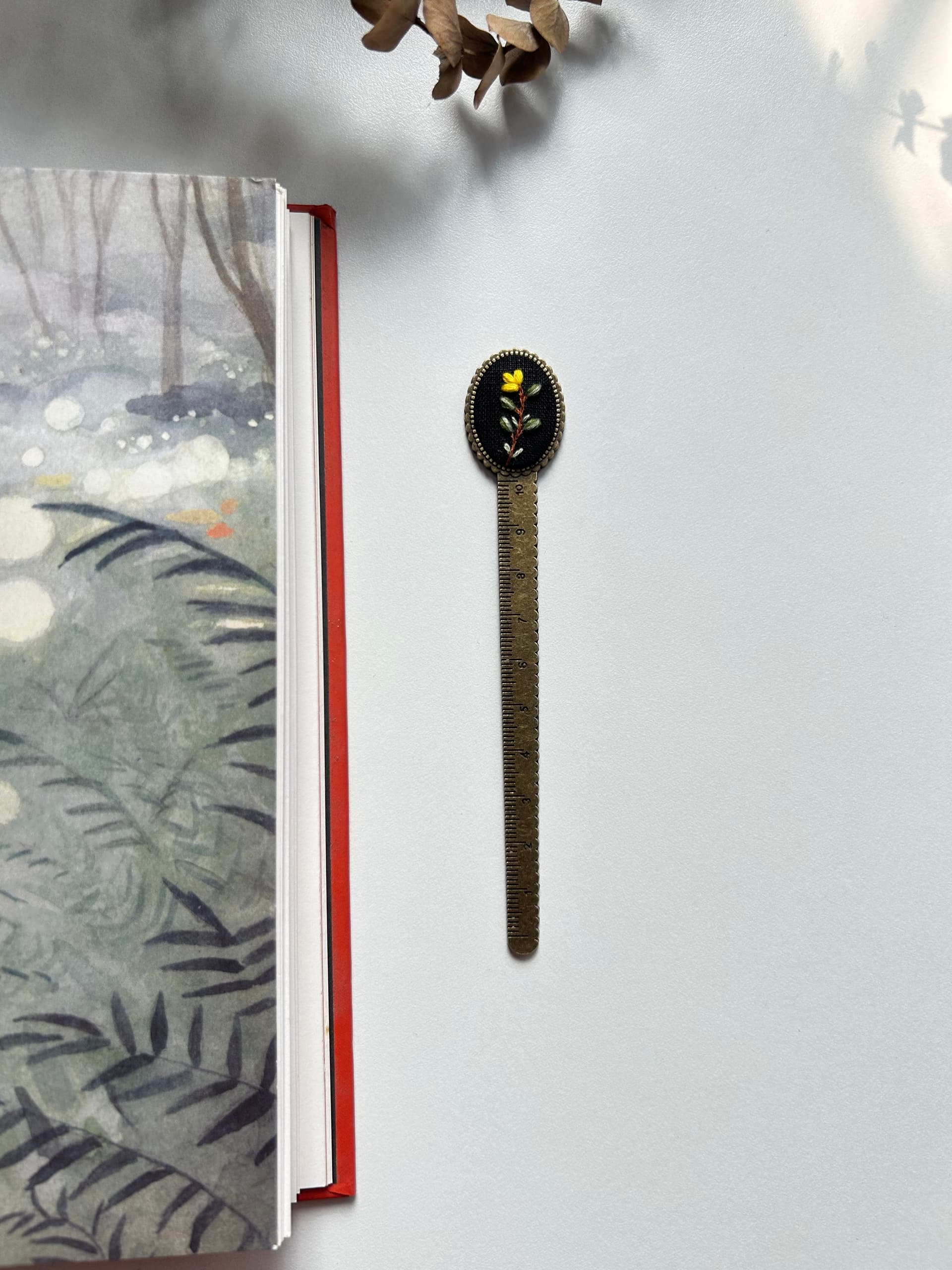 Flower vein bookmark  view 2