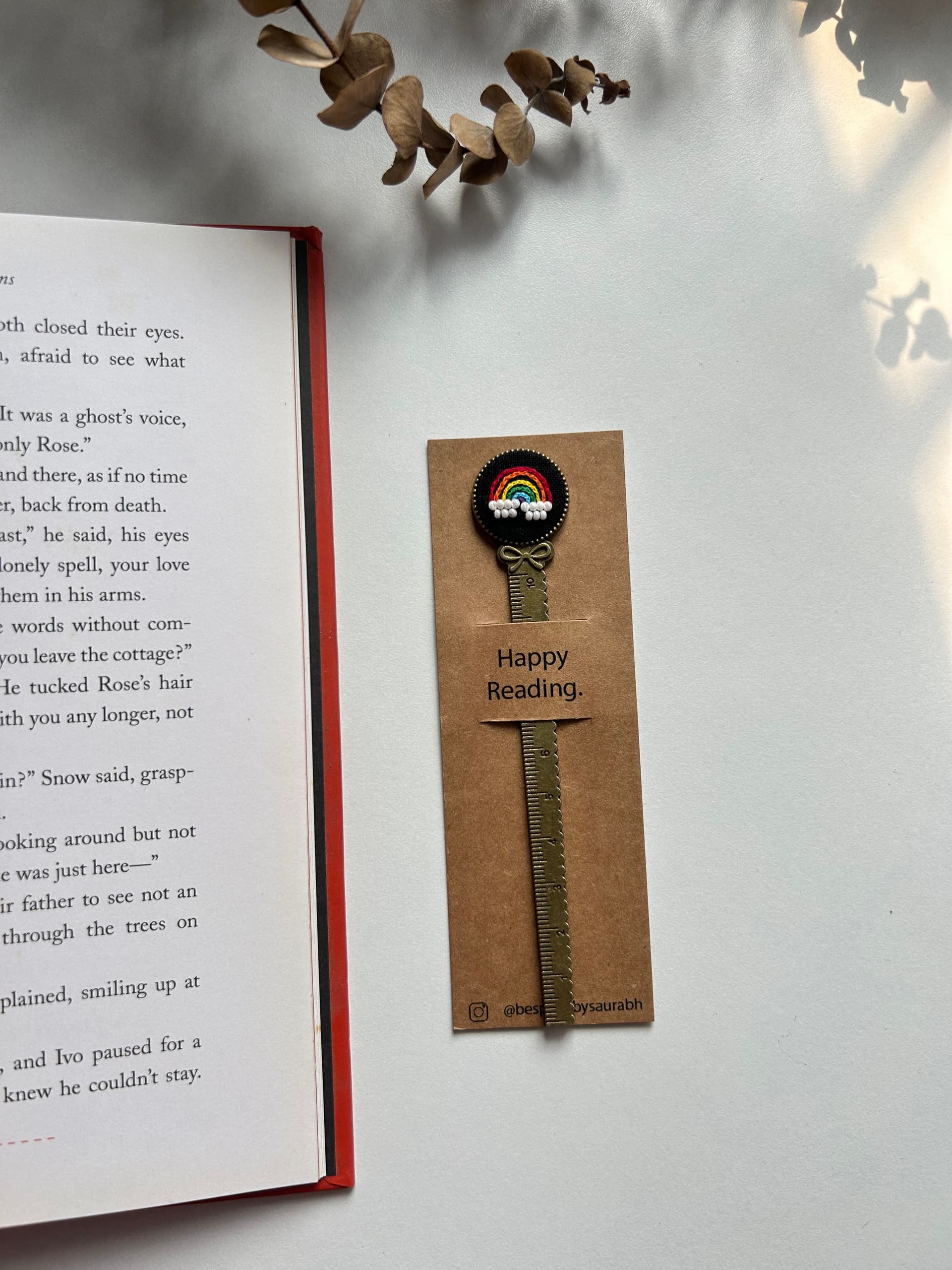 Rainbow scale bookmark 