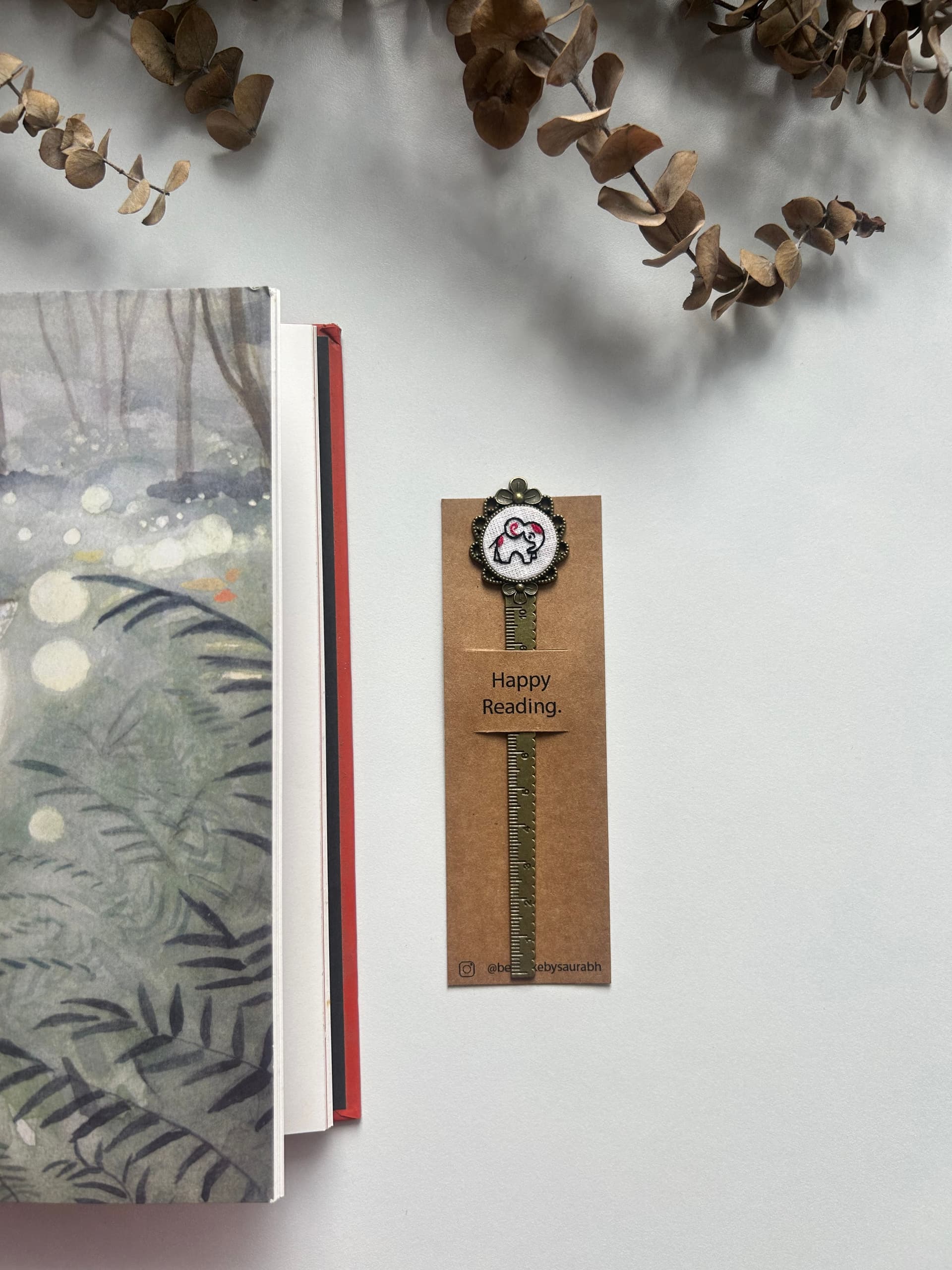 Elephant scale bookmark