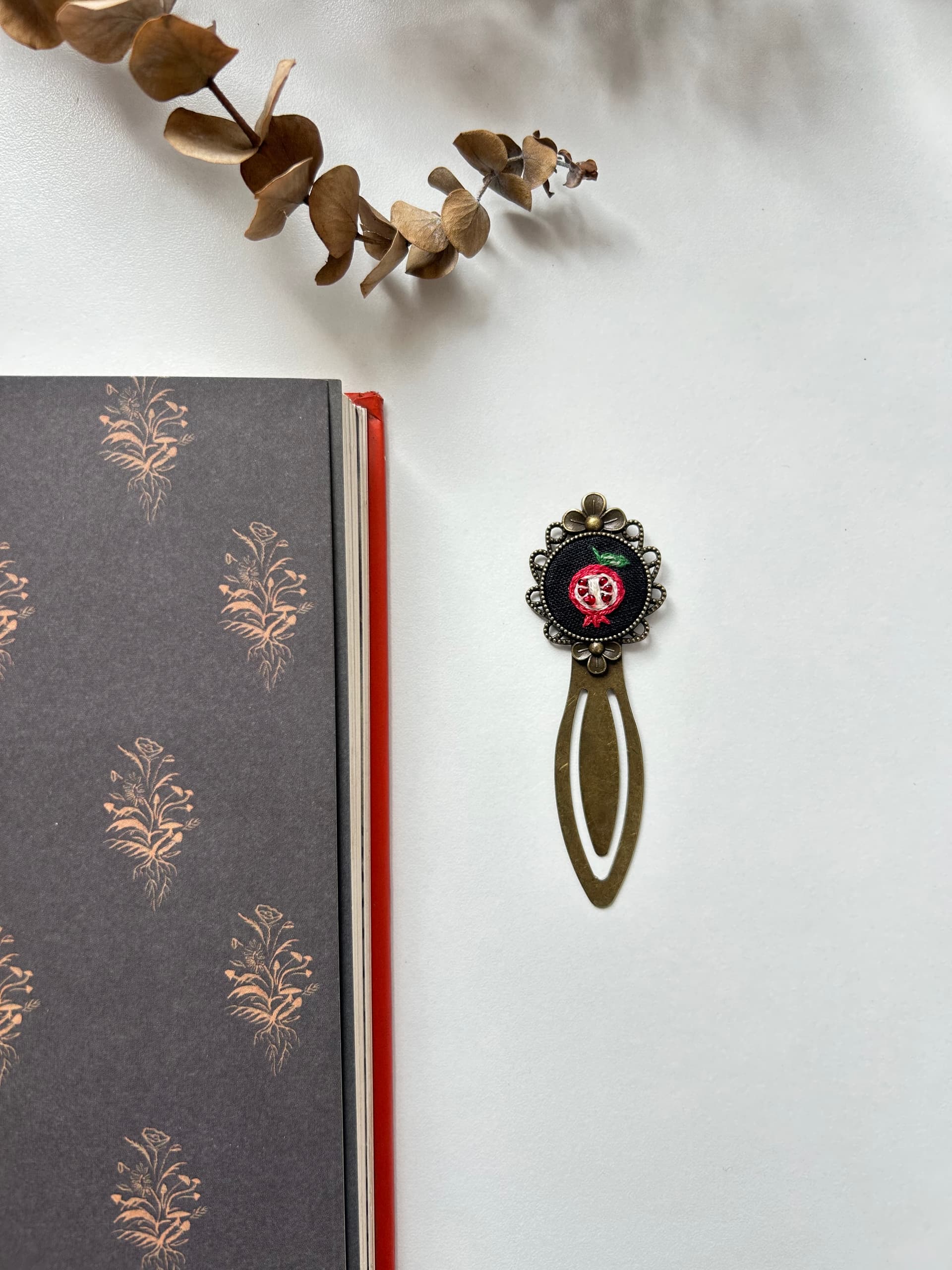 Pomegranate bookmark  view 1