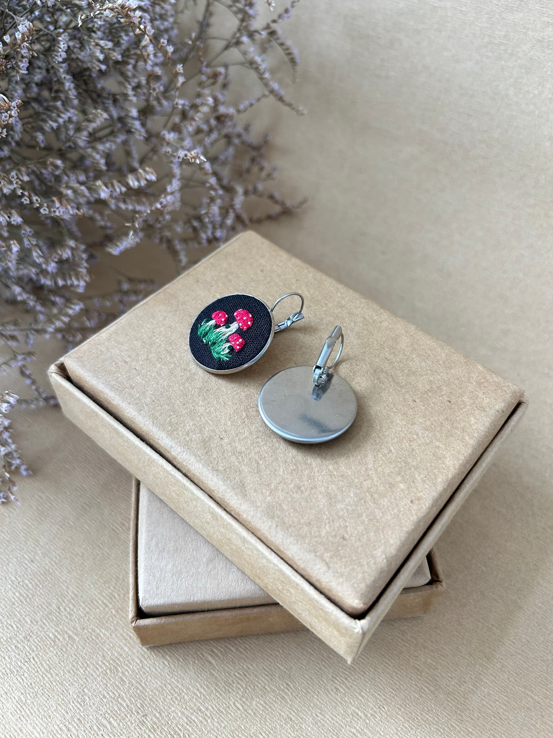 Mushroom Earrings  view 2