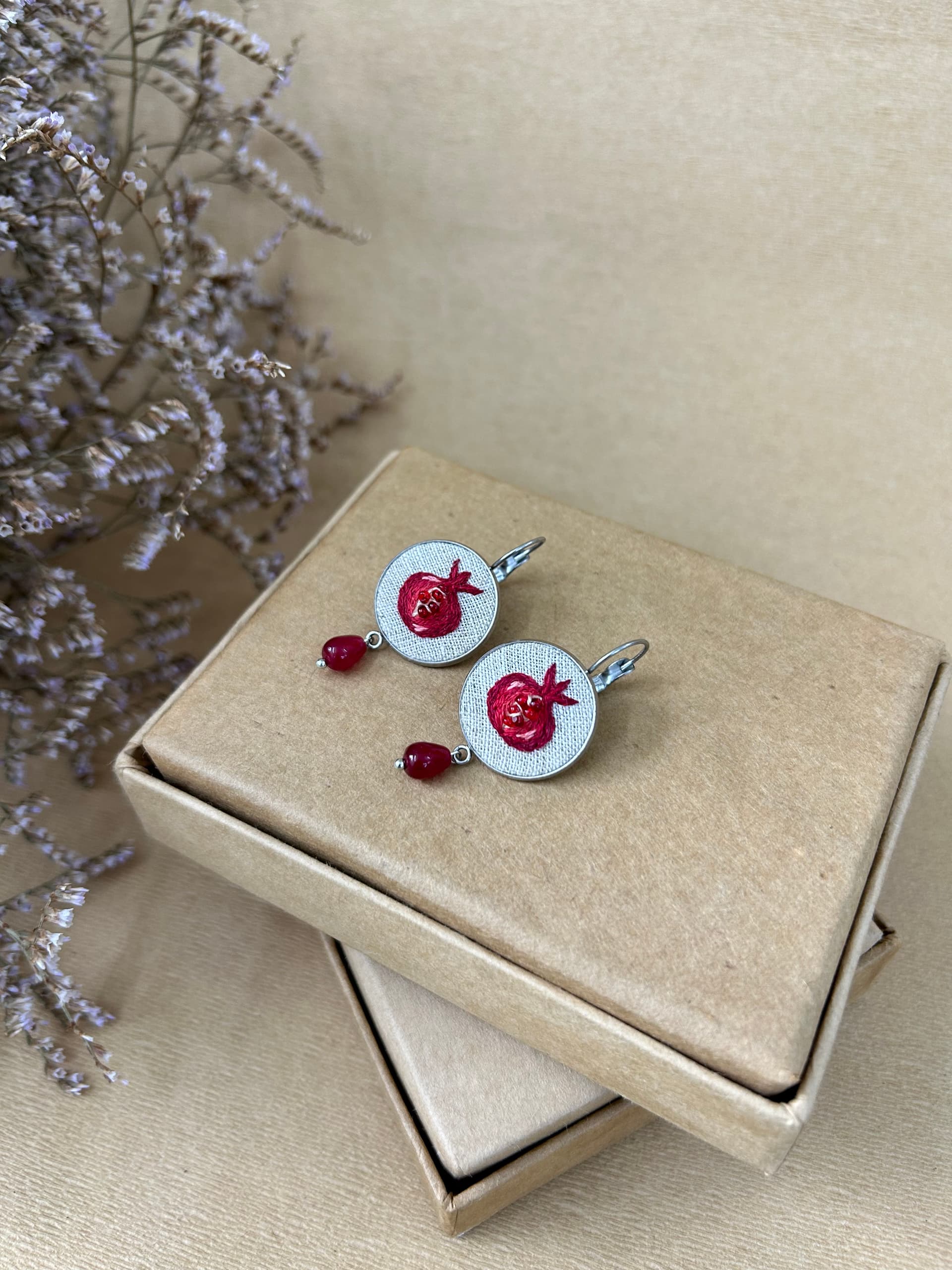 Pomegranate Earrings 