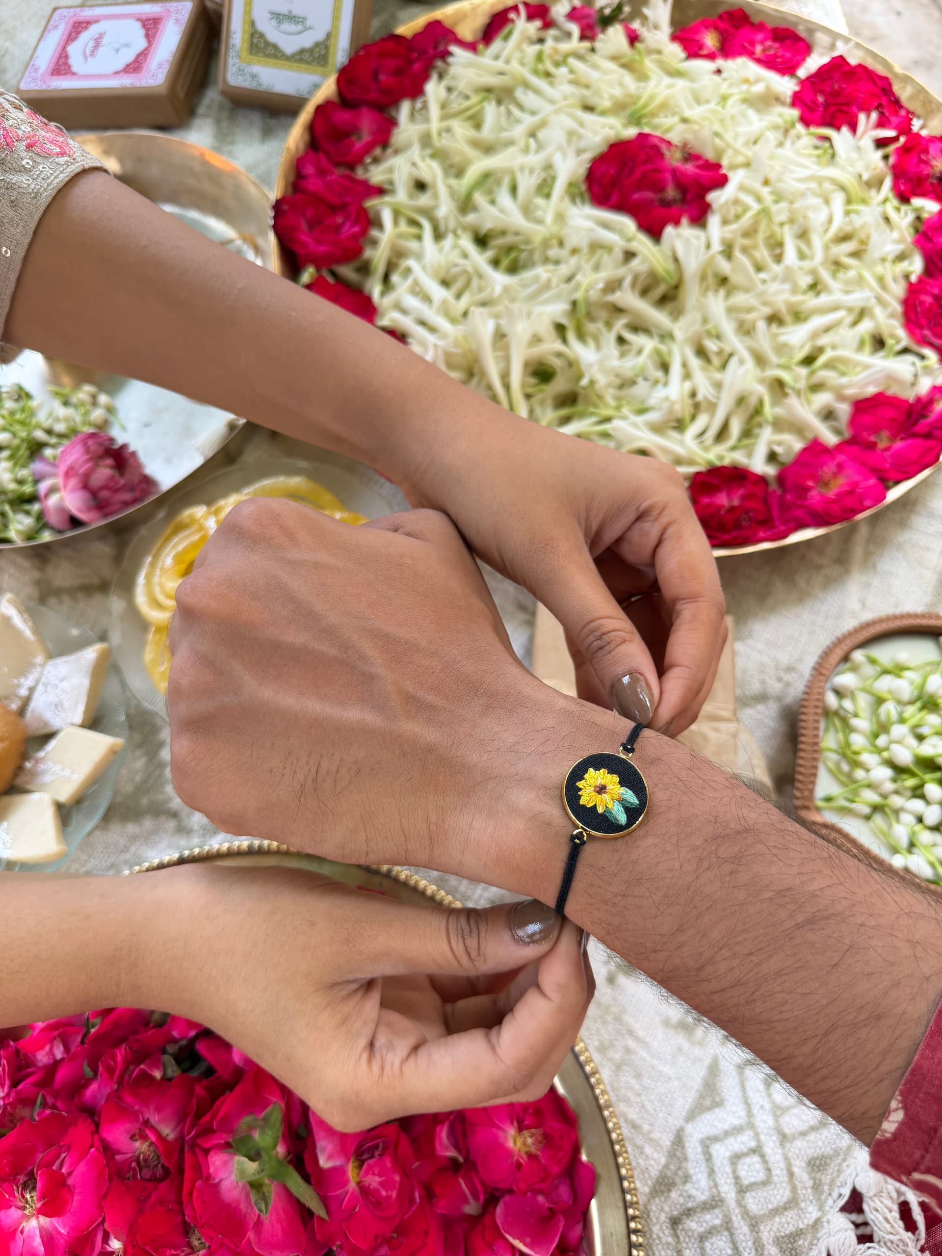 Sunflower Rakhi view 2
