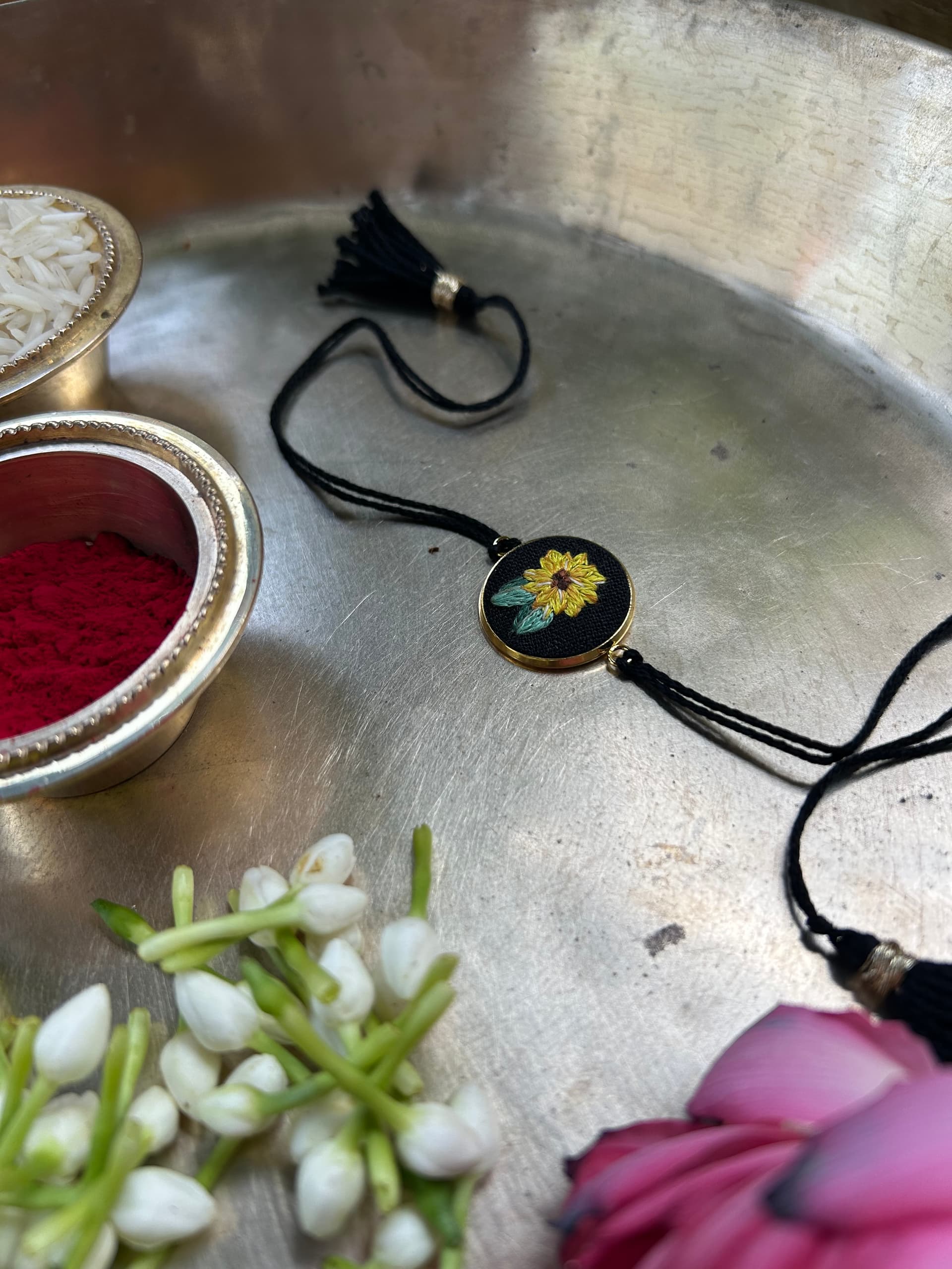 Sunflower Rakhi view 3