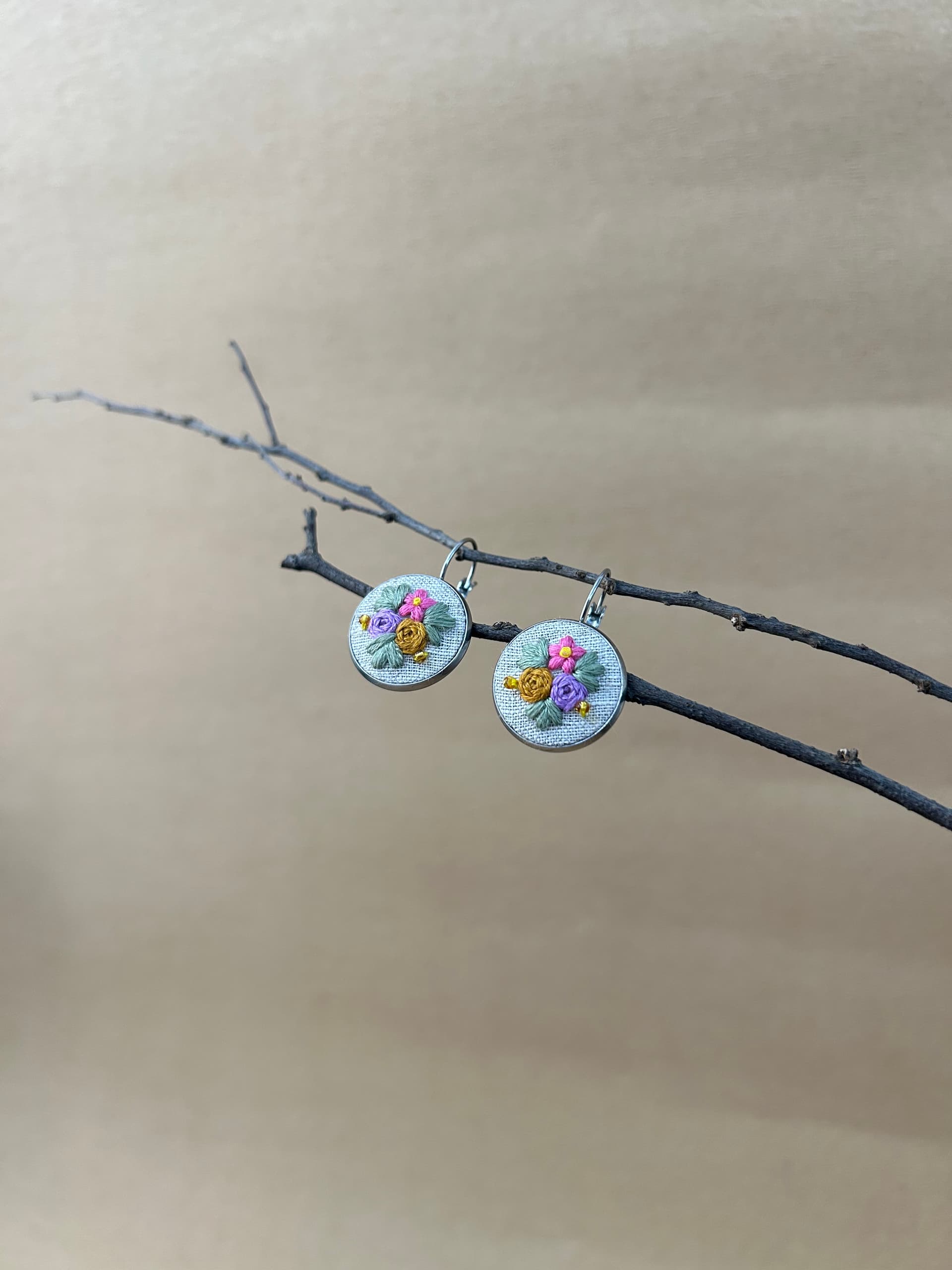 Mini Bouquet Earrings  view 3