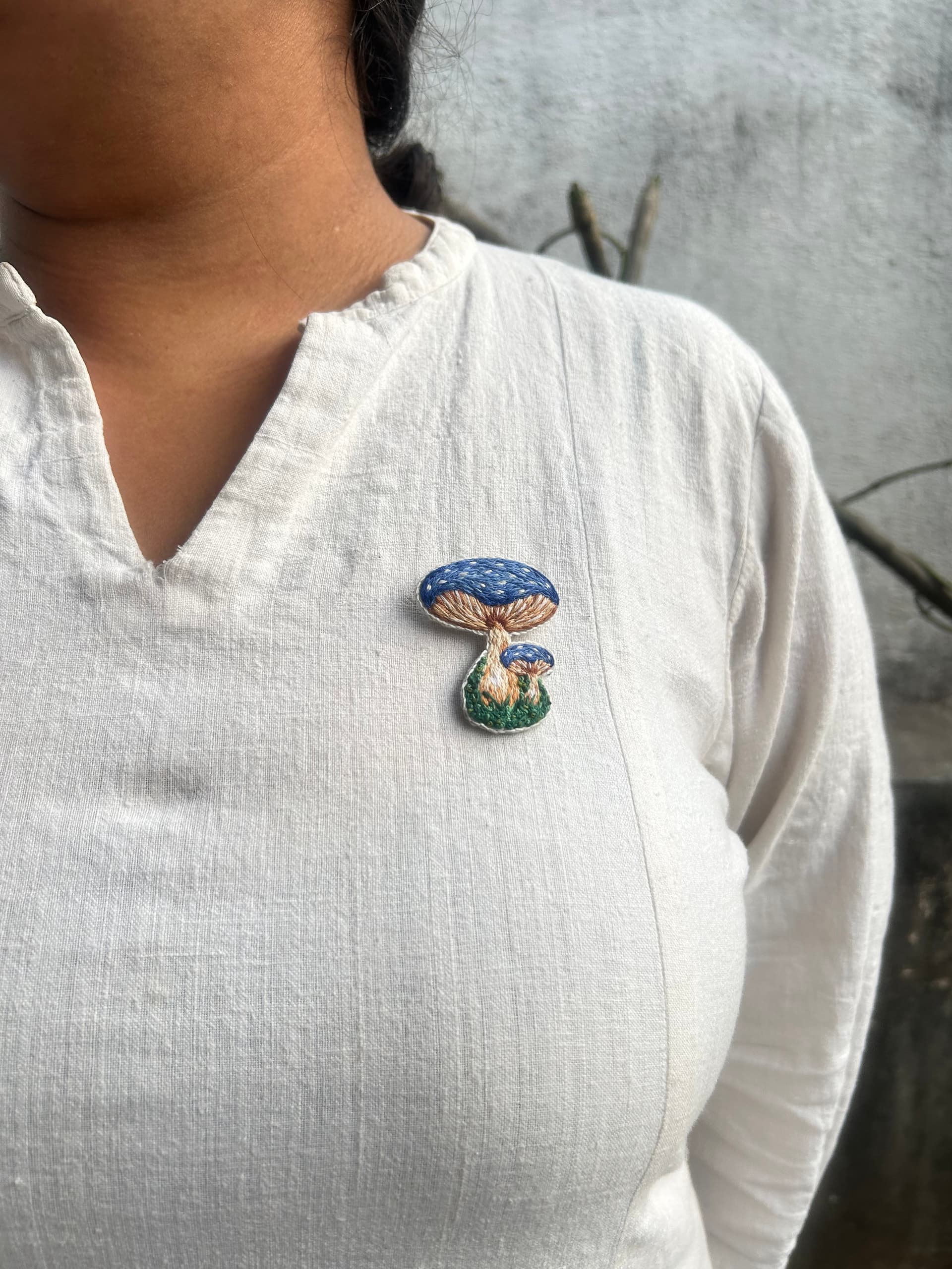 Mushroom Brooch pin 🍄 view 6